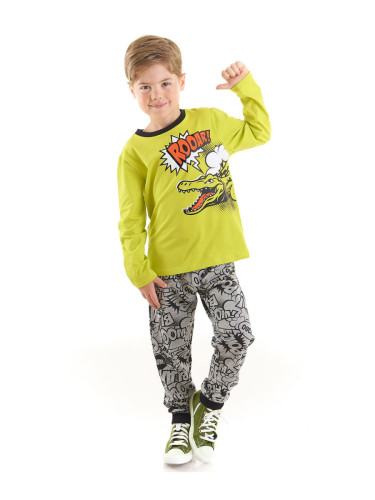 mshb&g Roar Crocodile Boy's T-shirt Trousers Set