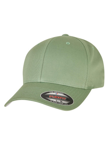 Wooly Combed Green Cap