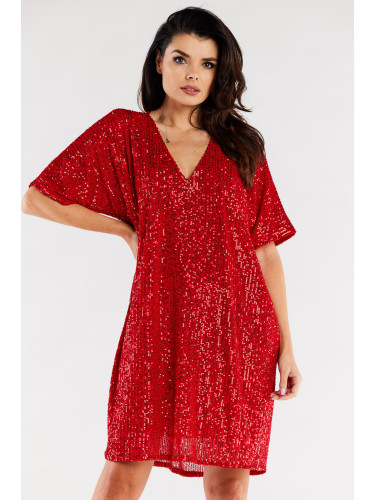 Awama Woman's Dress A566 Red