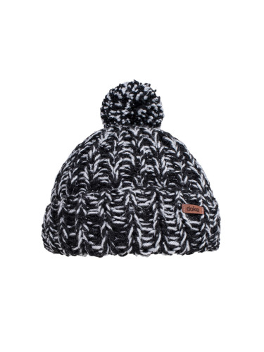 Knitted cap with pompom DOKE