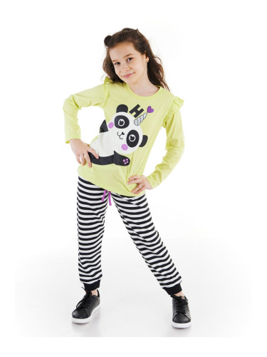Denokids Hello Pandacorn Girls T-shirt Pants Suit