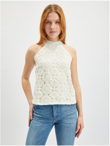 Orsay Creamy Women's Lace Top - Women