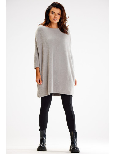 Awama Woman's Dress A618 Grey