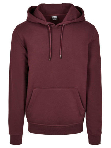 Basic Sweat Hoody redwine