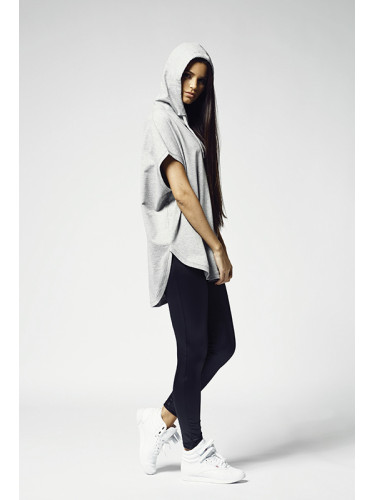 Women's Sleeveless Terry Hoody Grey