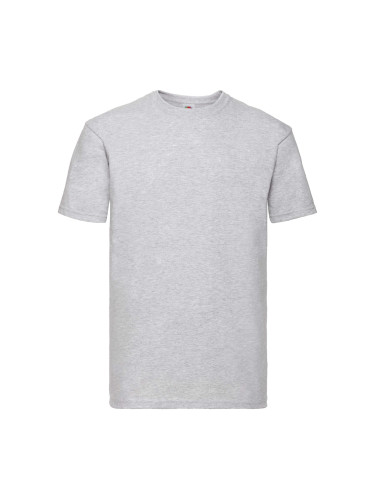 Super Premium Fruit of the Loom Men's Grey T-shirt