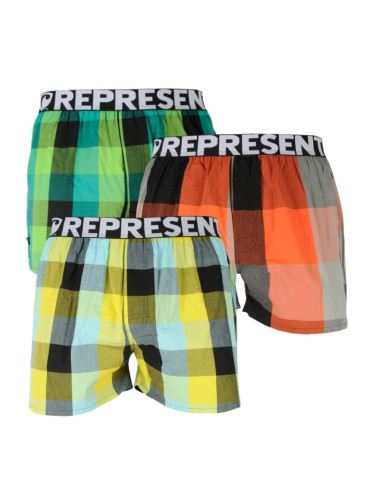 3PACK men's boxer shorts Represent Mikebox