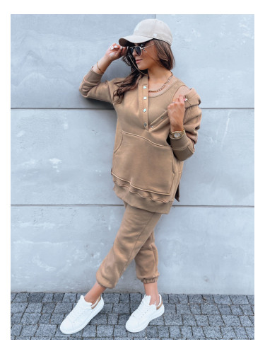 Komplet 3 częściowy damski INDESIT kamelowy Dstreet