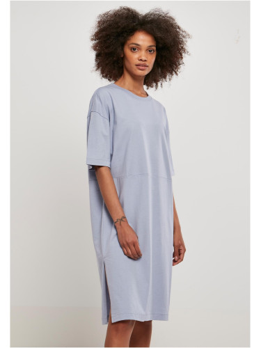 Women's dress with a slit, st. purple