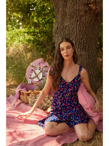 Дамска рокля Trendyol Lemon patterned