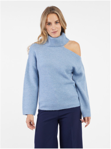 Orsay Light Blue Women's Turtleneck - Women's