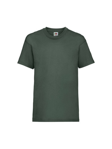 Green Fruit of the Loom Kids Cotton T-shirt