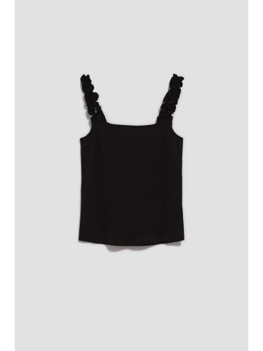 WOMEN'S TOP L-TS-4067 BLACK