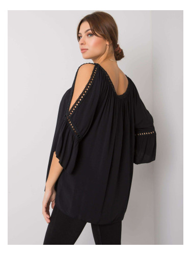 OCH BELLA Black blouse with cutouts