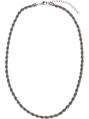 Necklace Charon Intertwine - silver color