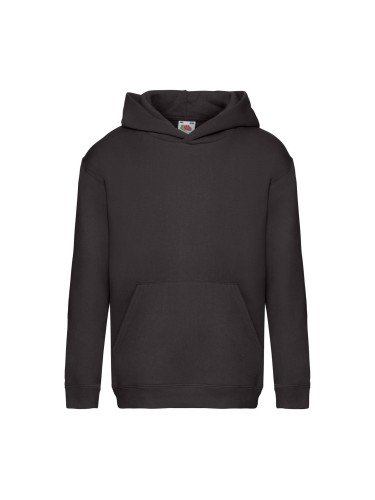 Czarna bluza dziecięca Hooded Sweat Fruit of the Loom