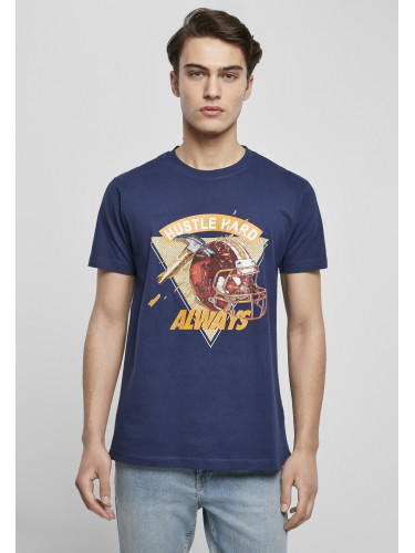 Hustle Hard Always Tee Light Navy