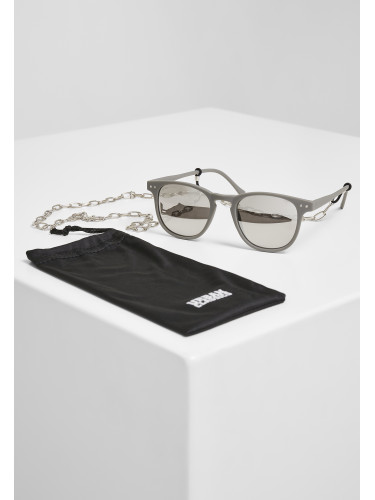 Sunglasses Arthur with Chain - grey