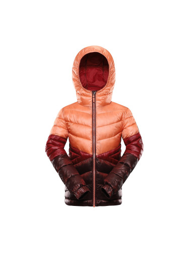 Children's hi-therm jacket ALPINE PRO ROGO peach pink