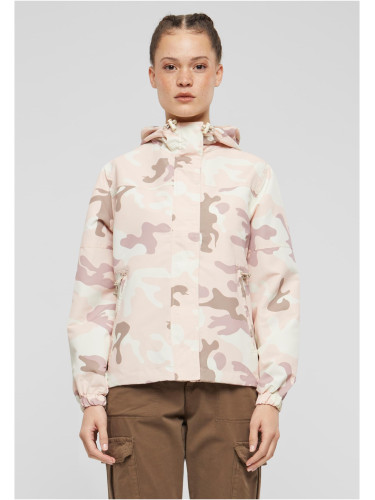 Women's summer windbreaker with front zip fastening