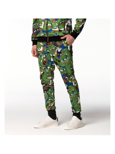 Mr. GUGU & Miss GO Man's Pepe Memes Track Pants PNS-W-548 2337