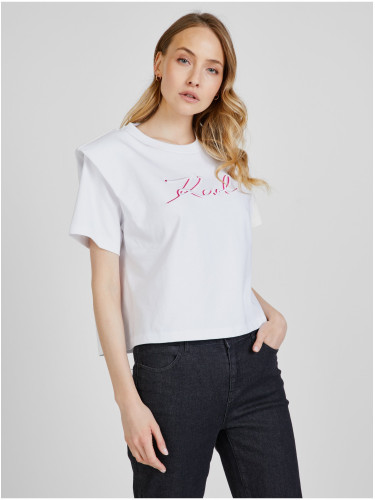 Women's T-shirt with shoulder pads KARL LAGERFELD
