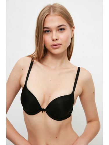 Trendyol Black Extra Push-Up Tshirt Bra Knitted Bra