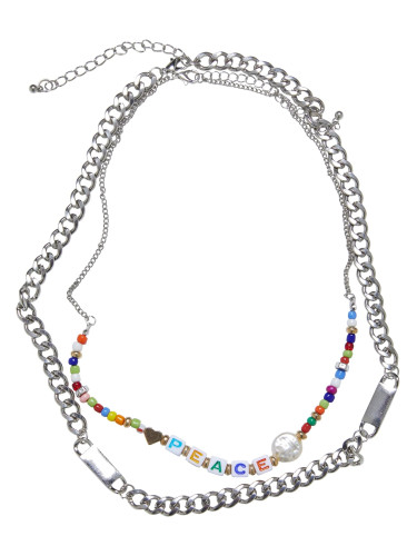 Necklace 2-Pack - silver colors