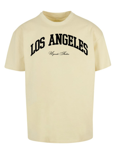 L.A. College Oversize T-Shirt Soft Yellow