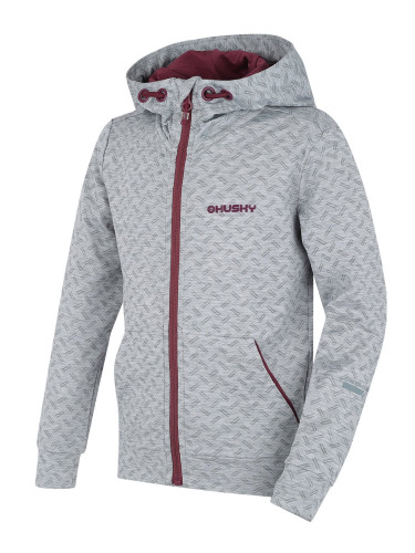 Children's hoodie HUSKY Alony K sv. grey