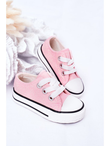 Boto Детски блестящи кецове Pink Bling-Bling