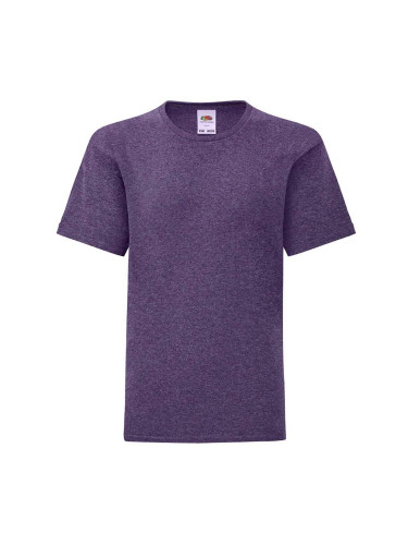 Purple children's t-shirt in combed cotton Fruit of the Loom