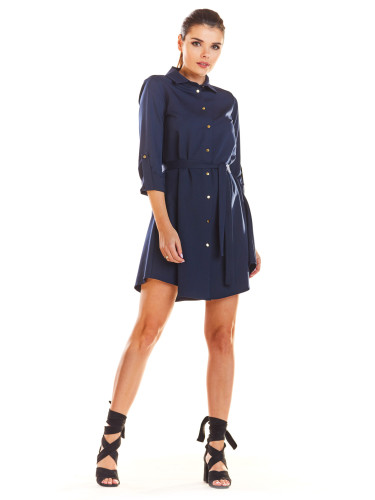 Infinite You Woman's Dress M200 Navy Blue