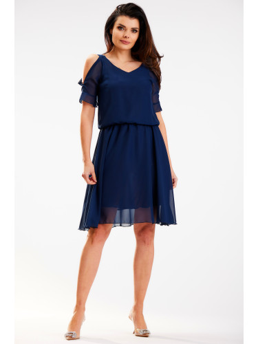 Дамска рокля Awama A572 Navy Blue