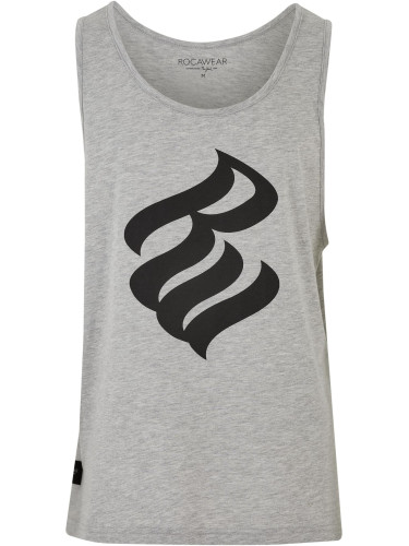 Men's Tank Top Basic Grey Melange/Black