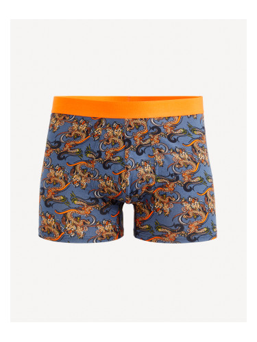 Celio Patterned Fidrag Boxer Shorts - Men's