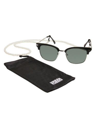 Crete sunglasses with chain black/green