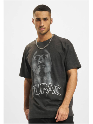 Tupac Up Oversize Tee Charcoal