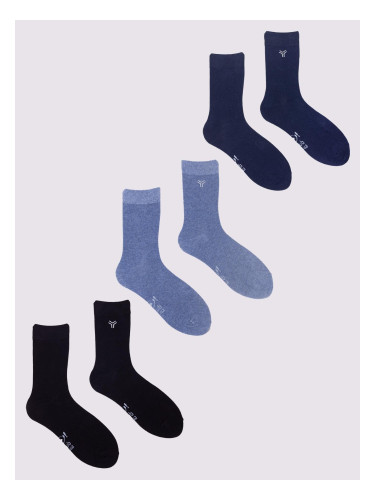 Yoclub Man's Mens' Socks Colours 3-Pack SKA-0127F-AA0B