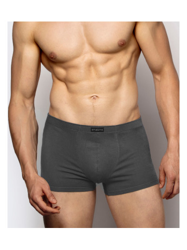 Men's fitted boxers ATLANTIC - dark gray