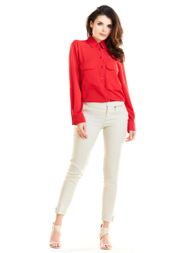 Awama Woman's Shirt A260 Red