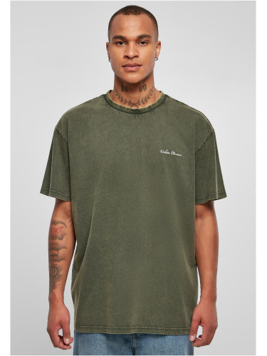 Oversized Small Embroidery Tee bottlegreen