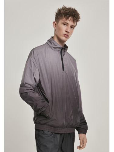 Gradient Pull Over Jacket Black/Grey
