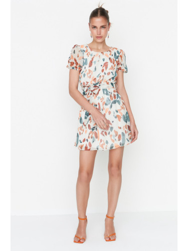 Дамска рокля Trendyol Ecru