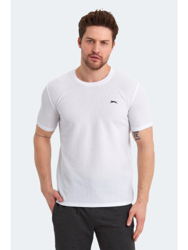 Мъжка тениска Slazenger Saturn Бяла