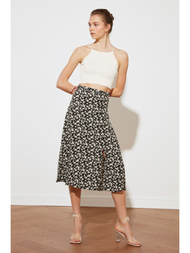 Дамска пола Trendyol Floral Patterned