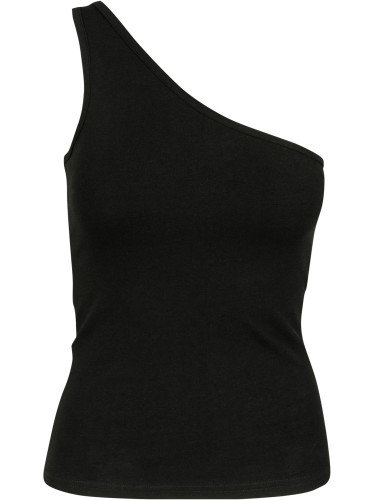 Women's asymmetrical top black