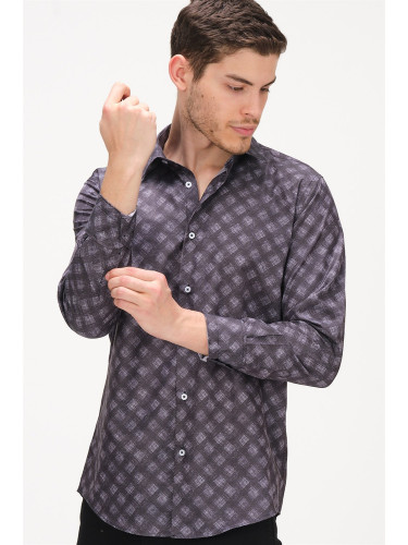 Men's shirt dewberry