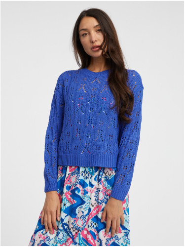 Blue Women Patterned Sweater JDY Judith - Women