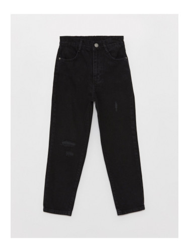 LC Waikiki Ripped Detailed Girls' Mom Jeans.